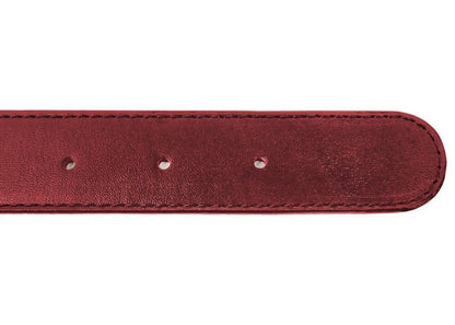 Telfar Logo Belt Oxblood