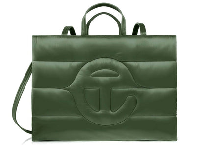 Telfar Large Puff Shopper Green