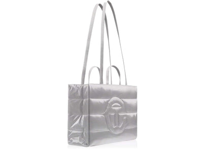Telfar Large Puff Shopper Grey