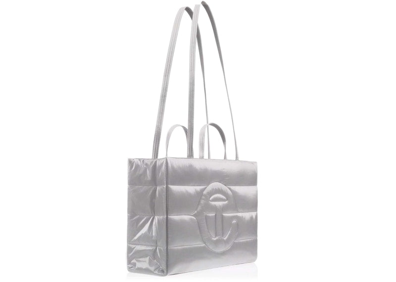 Telfar Large Puff Shopper Grey