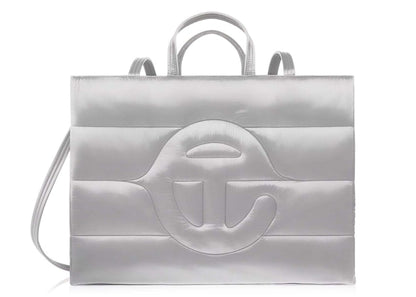 Telfar Large Puff Shopper Grey