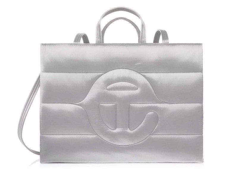 Telfar Large Puff Shopper Grey