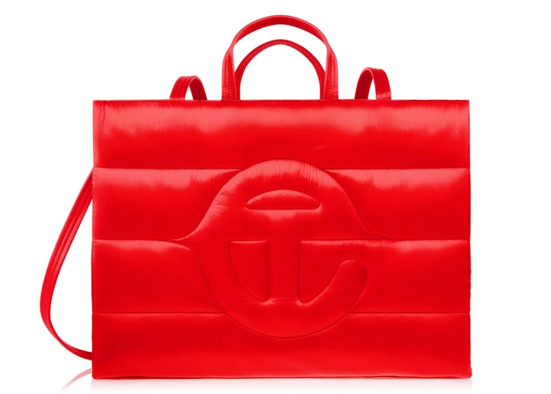 Telfar Large Puff Shopper Red