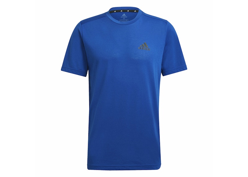 adidas AEROREADY Designed to Move Feelready Sport Tee Royal Blue/Black