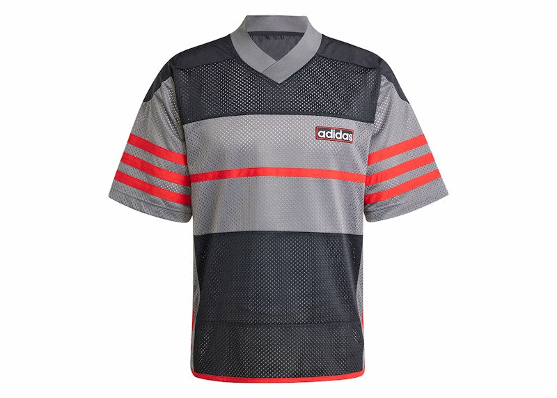 adidas Adicolor Adibreak Mesh Jersey Black/Grey Four/Better Scarlet