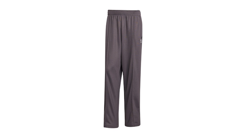 adidas Adicolor Baggy Fit Firebird Track Pants Grey Strata Black