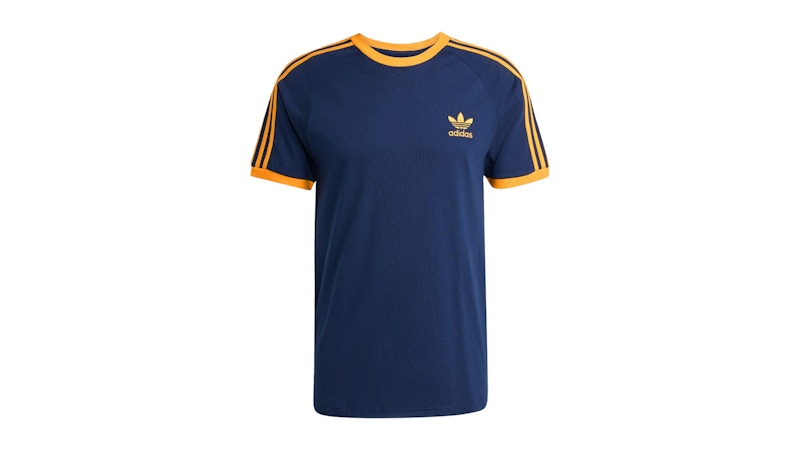 adidas Adicolor Classics 3-Stripes T-Shirt Night Indigo Crew Orange