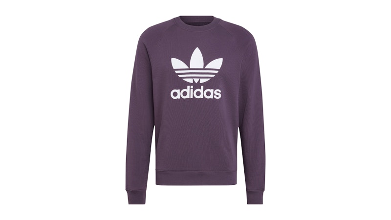 adidas Adicolor Classics Trefoil Crewneck Sweatshirt Aurora Black