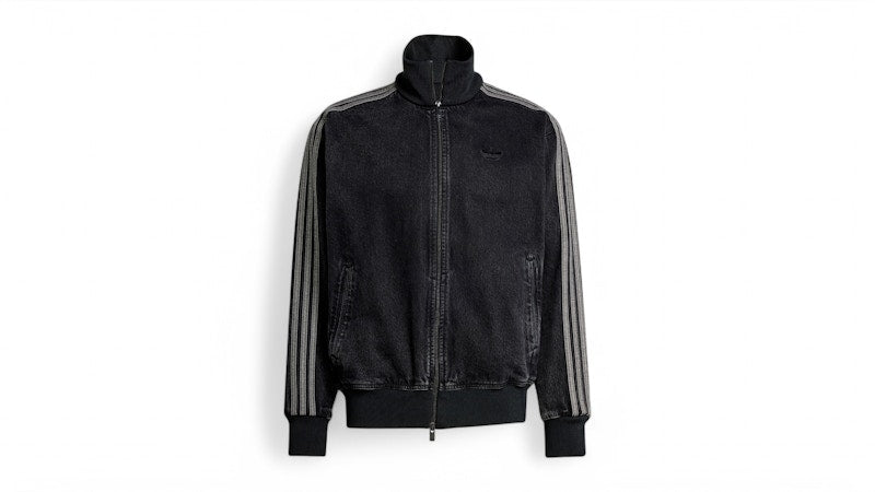 adidas Adicolor Denim Firebird Track Top True Black Denim