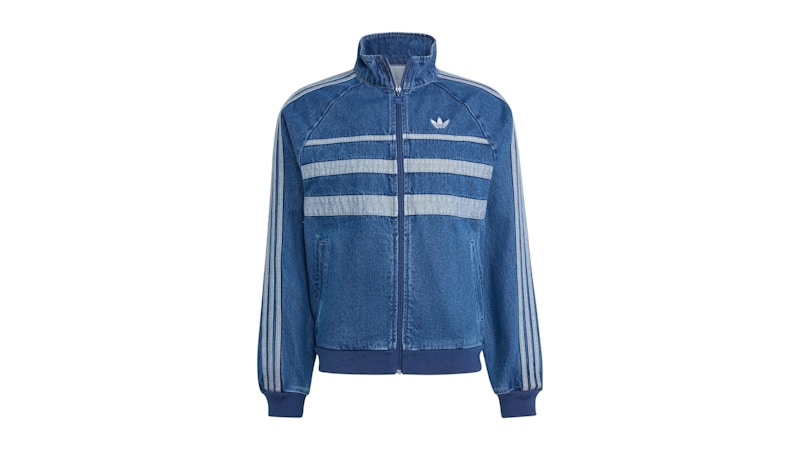 adidas Adicolor First Denim Track Top Blue Light Denim
