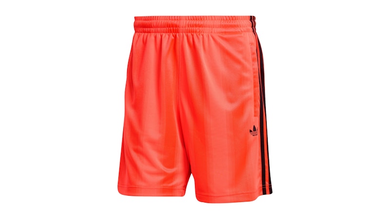 adidas Adicolor Jacquard Shorts Lucid Red Black