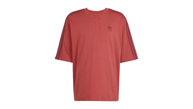 adidas Adicolor Oversized T-Shirt Preloved Ruby