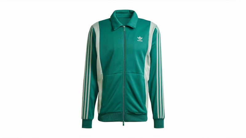 adidas Adicolor Panel Track Top Collegiate Green/Silver Green
