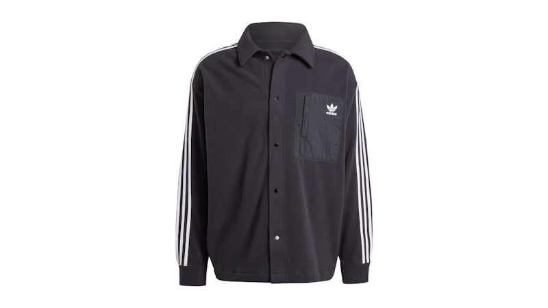 adidas Adicolor Polar Fleece Shirt Black