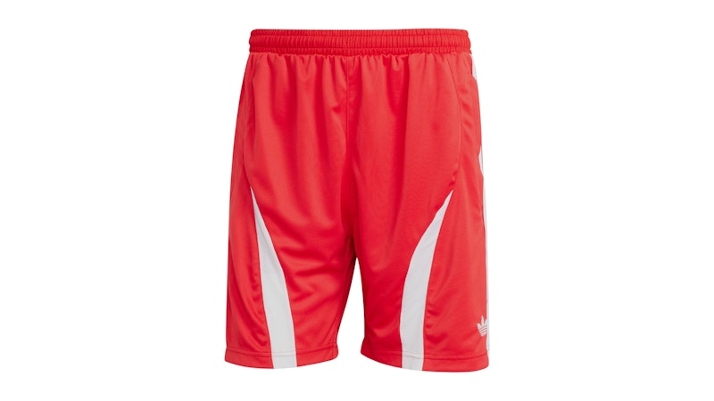 adidas Adicolor Teamgeist Shorts Better Scarlet White