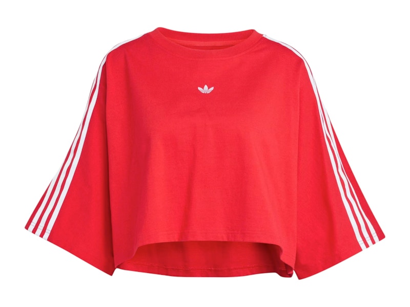 adidas Adilenium Season 3 Boxy Oversized Tee Better Scarlet