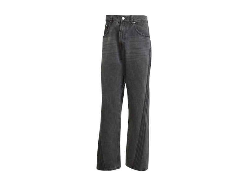 adidas Adilenium Season 3 Loose Fit Denim Pants Black
