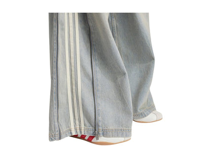 adidas Adilenium Season 3 Zip Washed Denim Pants Light Denim
