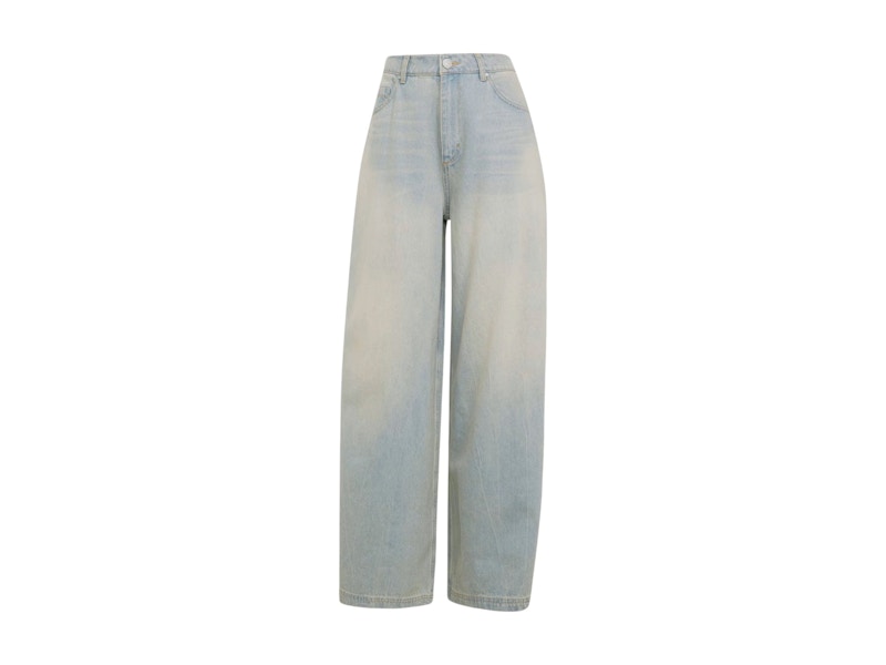 adidas Adilenium Season 3 Zip Washed Denim Pants Light Denim