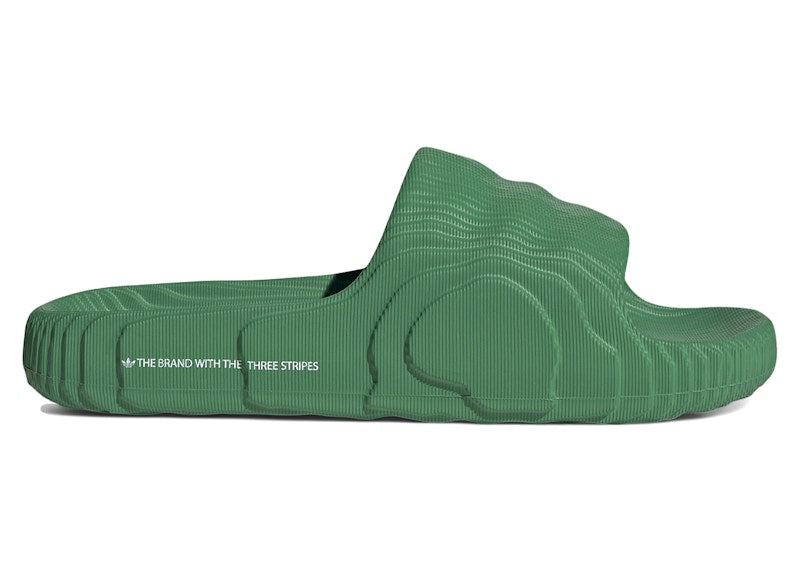 adidas Adilette 22 Slides Green White