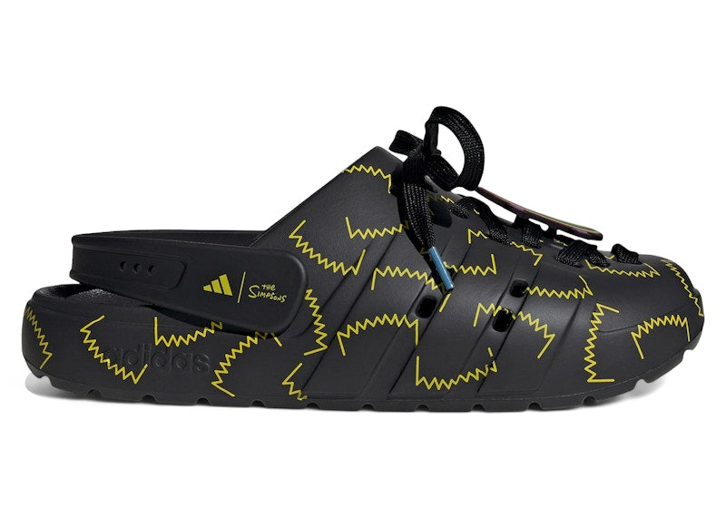 adidas Adilette Clog The Simpsons Black Yellow