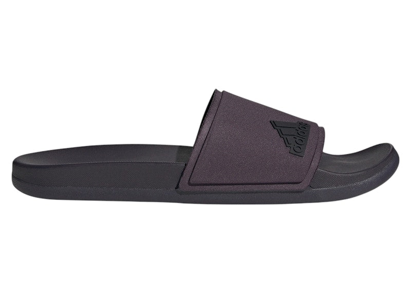 adidas Adilette Comfort Slides Aurora Black Core Black