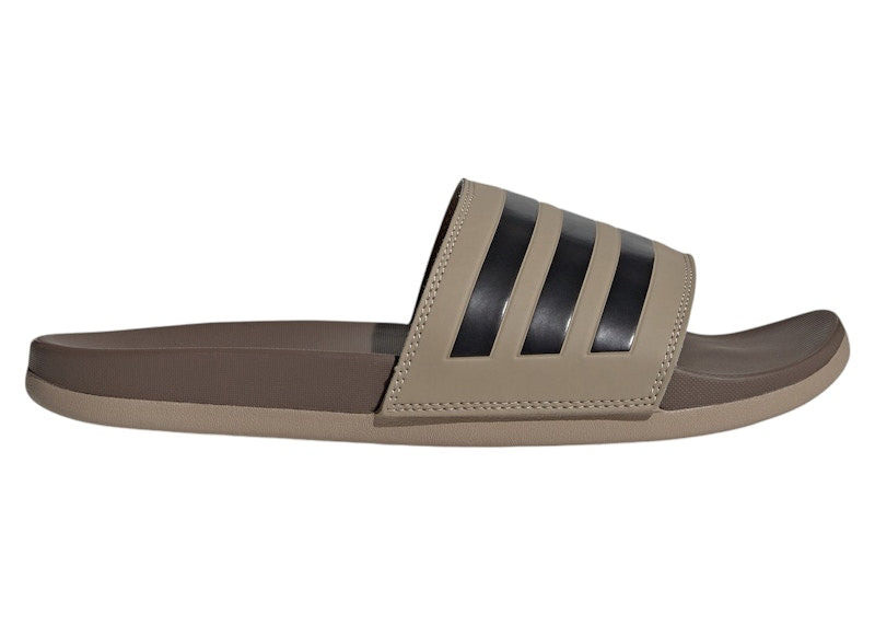adidas Adilette Comfort Slides Blanch Cargo Core Black Earth Strata