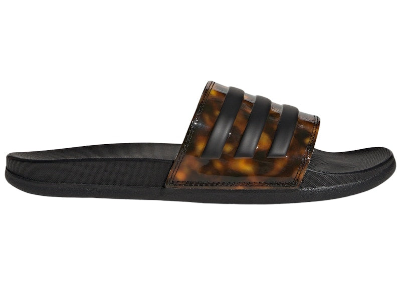 adidas Adilette Comfort Slides Core Black Tortoise
