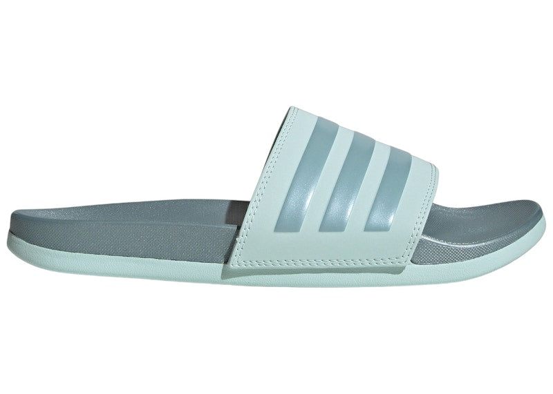 adidas Adilette Comfort Slides Halo Mint Magic Grey Met (Women's)