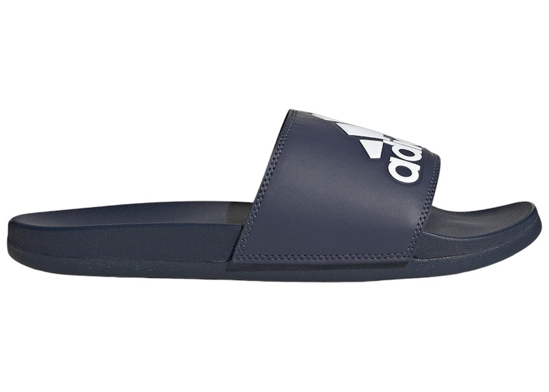 adidas Adilette Comfort Slides Shadow Navy Cloud White