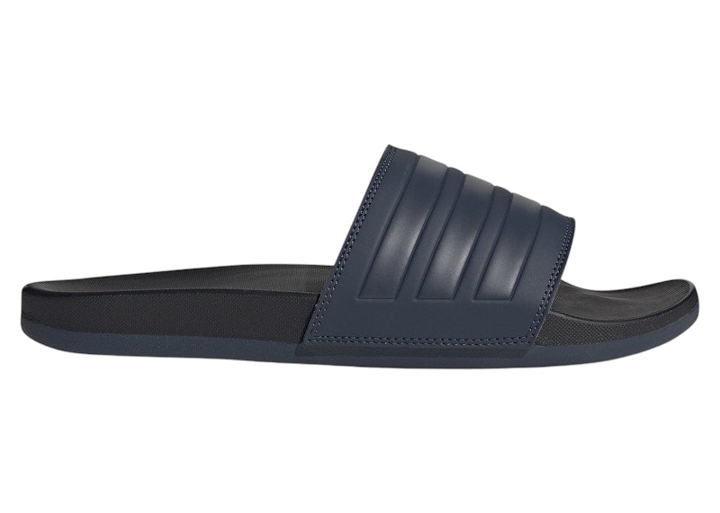 adidas Adilette Comfort Slides Shadow Navy Core Black