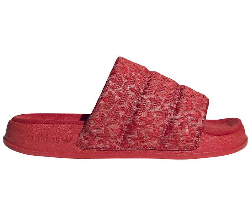 adidas Adilette Essential Slides Better Scarlet (Women's)