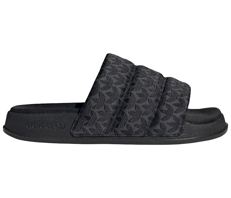 adidas Adilette Essential Slides Triple Black (Women's)