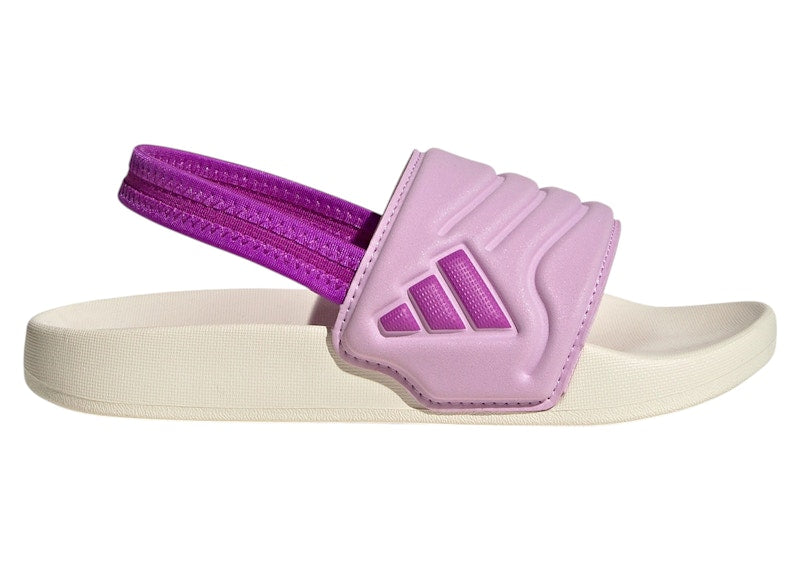 adidas Adilette Estrap 2.0 Slides Off White Purple Burst Lilac (PS)