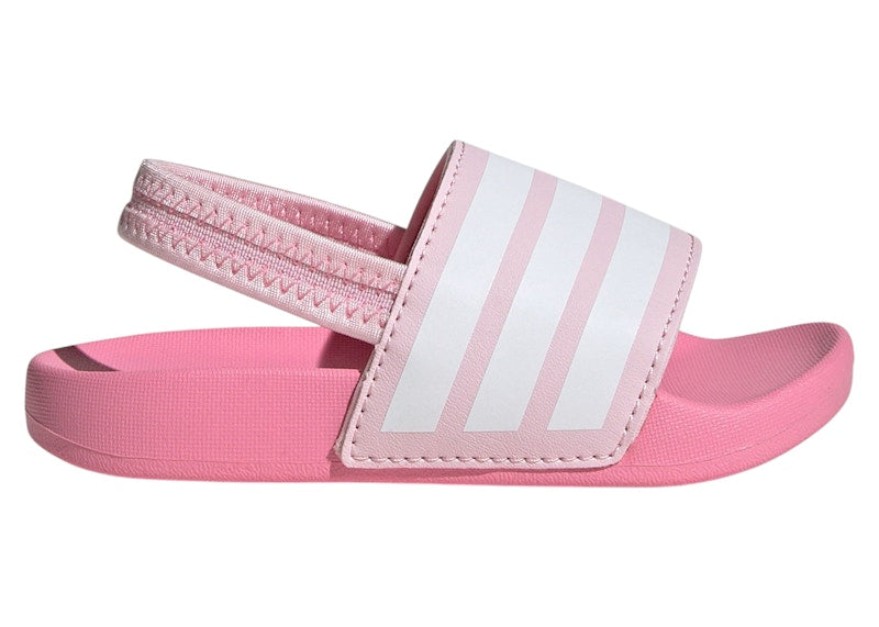 adidas Adilette Estrap Slides Clear Pink Cloud White Bliss Pink (TD)