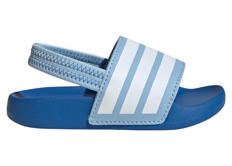 adidas Adilette Estrap Slides Clear Sky Cloud White Bright Royal (TD)