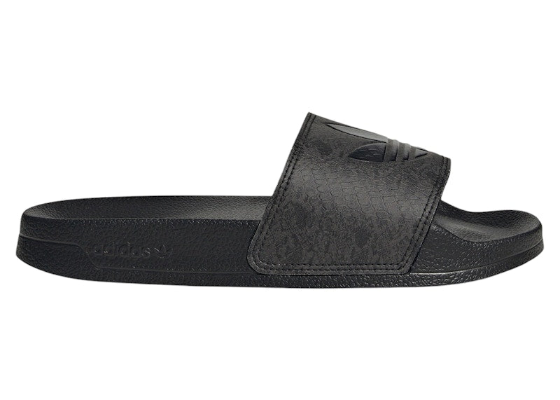 adidas Adilette Lite Slides Core Black Grey Six (Women's)