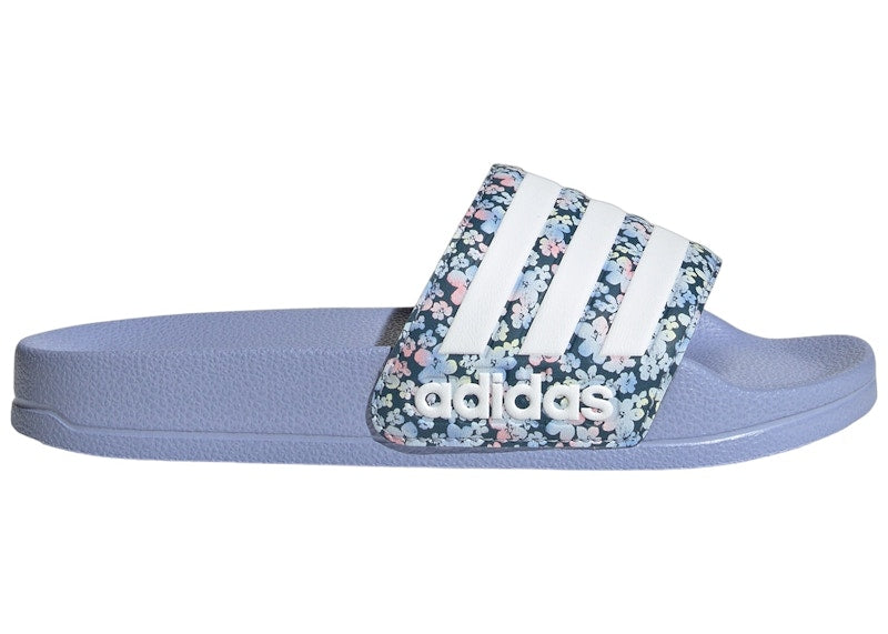 adidas Adilette Shower Sandals Blue Spark Cloud White (GS)