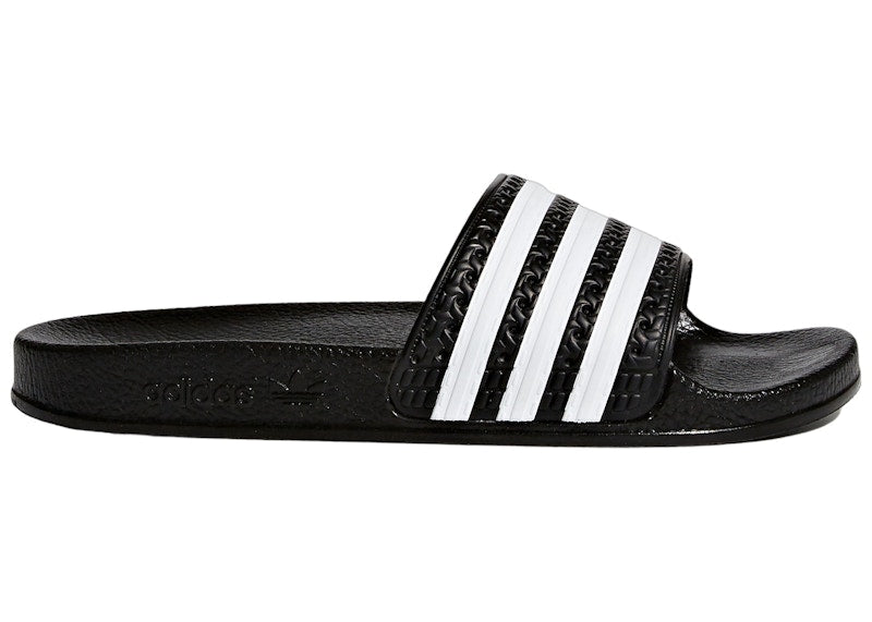 adidas Adilette Slides Core Black Cloud White (GS)