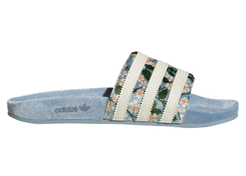 adidas Adilette Slides Liberty London Tactile Blue Floral (Women's)