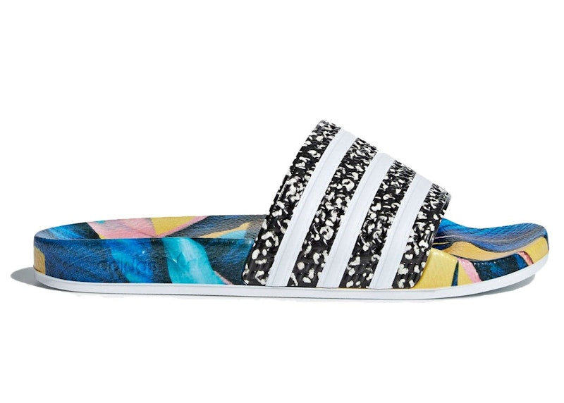 adidas Adilette Slides The Farm Tropical Leaf Print (Women's)