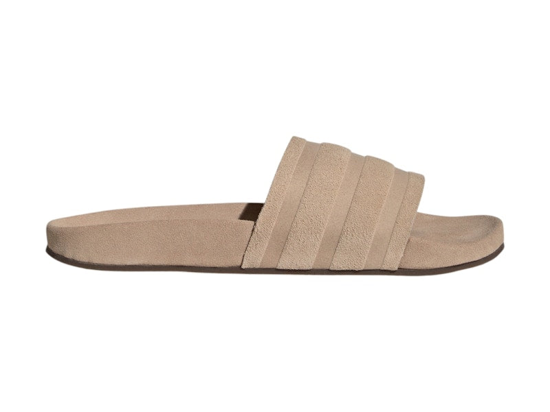 adidas Adilette Suede Slides Magic Beige Gum