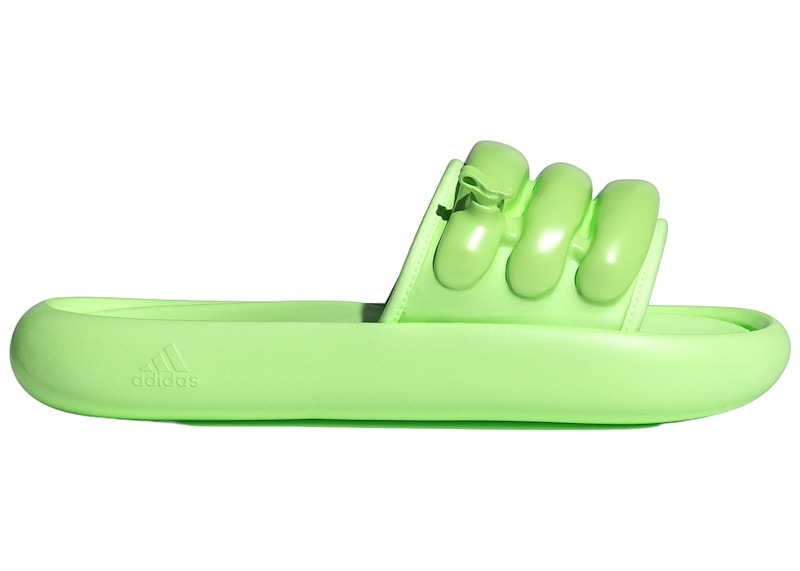 adidas Adilette Zplaash Slides Green Spark