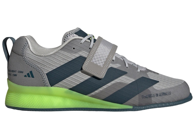 adidas Adipower 3 Grey Arctic Night Lucid Lemon