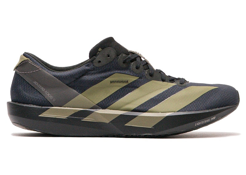 adidas Adizero Adios 9 Black Focus Olive