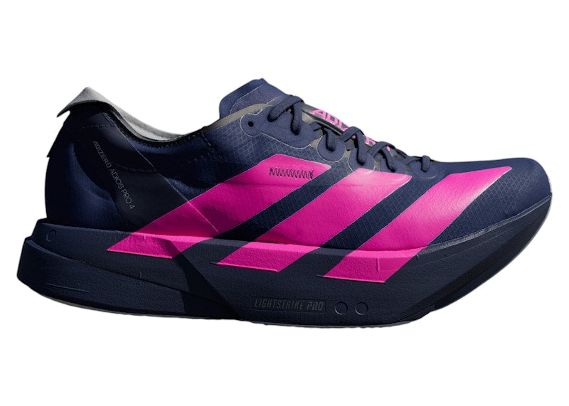 adidas Adizero Adios Pro 4 Dark Blue Shock Pink