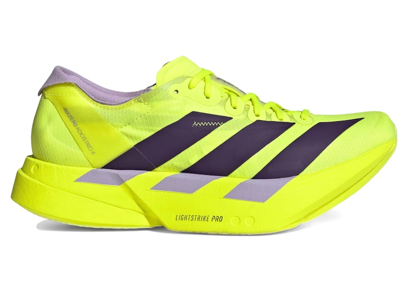adidas Adizero Adios Pro 4 Solar Yellow Plum (Women's)