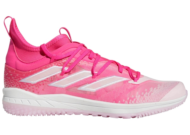 adidas Adizero Afterburner NWV Turf Team Shock Pink Cloud White Clear Pink