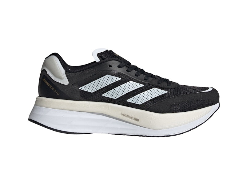 adidas Adizero Boston 10 Black White (Women's)
