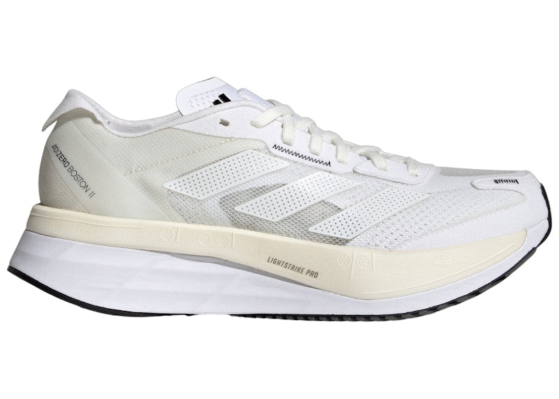 adidas Adizero Boston 11 Non Dyed Cloud White Core Black (Women's)